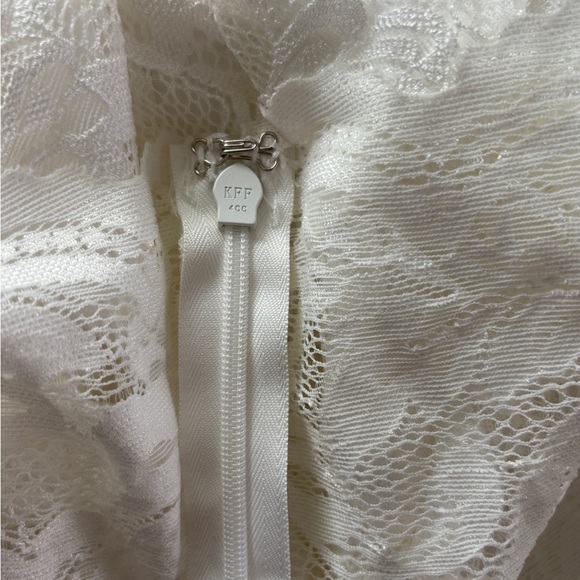 Lulus Farida White Lace Long Sleeve Maxi Dress White XXS NWT Victorian Formal - Picture 10 of 15